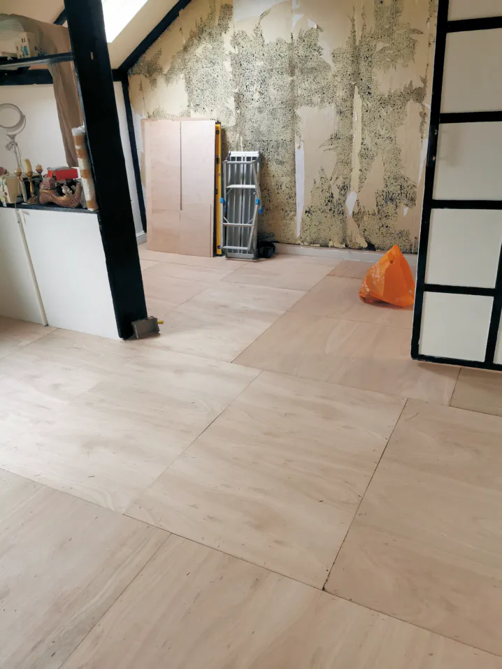 Plywood flooring 3 Enlarged
